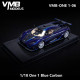 VMB 1/18 Koenigsegg One:1(Blue Carbon+Blue stripe）