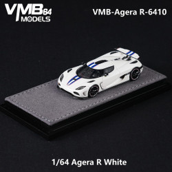  VMB 1/64 Agera R White Blue Latte Art