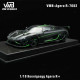 VMB 1/18 Koenigsegg Agera R+ Full Carbon Green Stripe