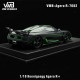 VMB 1/18 Koenigsegg Agera R+ Full Carbon Green Stripe